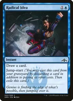 Radical Idea 3x FOIL GRN MTG Guilds of Ravnica Common MINT blue - Image 1