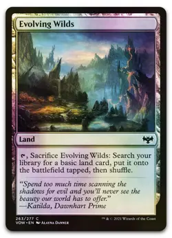 Evolving Wilds #263 (Foil) (NM) Crimson Vow VOW Magic MTG - Image 1