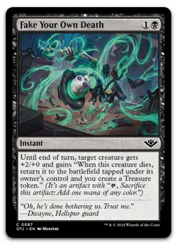 Fake Your Own Death #87 (NM) Thunder Junction OTJ Magic MTG - Image 1