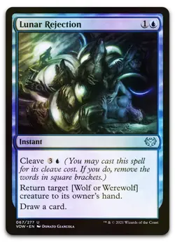 Lunar Rejection #67 (Foil) (NM) Crimson Vow VOW Magic MTG - Image 1