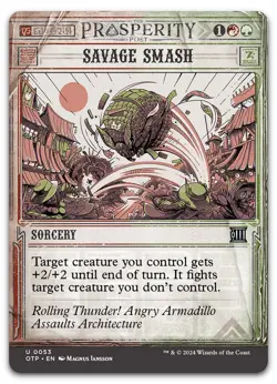 Savage Smash #53 (NM) Thunder Junction OTP Magic MTG - Image 1