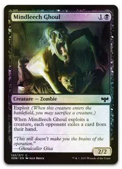 Mindleech Ghoul #122 (Foil) (NM) Crimson Vow VOW Magic MTG - Image 1