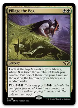 Pillage the Bog #224 (NM) Thunder Junction OTJ Magic MTG - Image 1