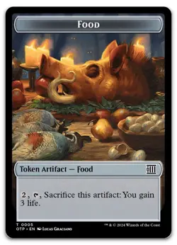 Food Token #5 (NM) Thunder Junction OTP Magic MTG - Image 1