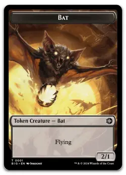 Bat Token #1 (NM) Thunder Junction BIG Magic MTG - Image 1
