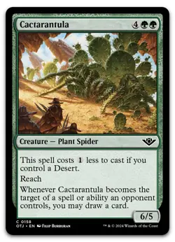 Cactarantula #158 (NM) Thunder Junction OTJ Magic MTG - Image 1
