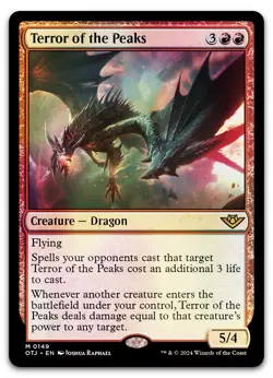 Terror of the Peaks #149 (Foil) (NM) Thunder Junction OTJ Magic MTG - Image 1
