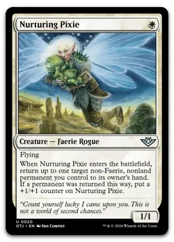 Nurturing Pixie #20 (NM) Thunder Junction OTJ Magic MTG - Image 1