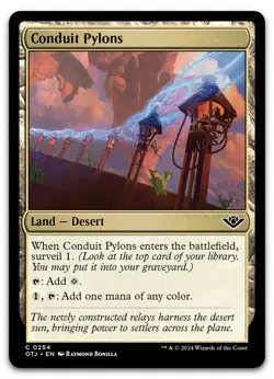 Conduit Pylons #254 (NM) Thunder Junction OTJ Magic MTG - Image 1