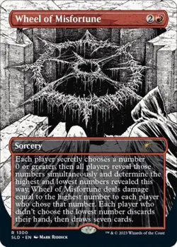 Wheel of Misfortune -Foil Near Mint MTG Secret Lair - Image 1