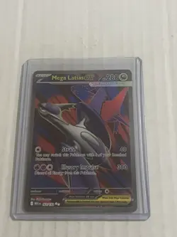 Mega Latias ex 163/132 Ultra Rare Me01 Mega Evolution Full Art Holo Pokemon - Image 1