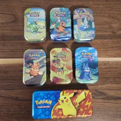 Pokemon Mini Tins Lot of 7 EMPTY - Image 1