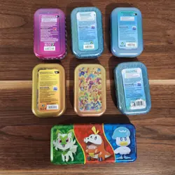 Pokemon Mini Tins Lot of 7 EMPTY - Image 2
