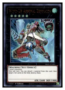 Yugioh Wind-Up Arsenal Zenmaioh BROL-EN083 Ultra Rare Brothers of Legend LP - Image 1