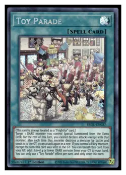 Yugioh Toy Parade BROL-EN037 Secret Rare Brothers of Legend LP - Image 1