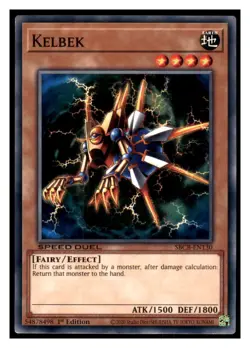Yugioh Kelbek SBCB-EN130 Speed Duel: Battle City Box LP - Image 1