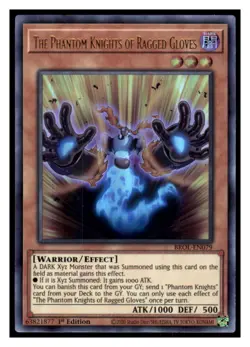 Yugioh The Phantom Knights of Ragged Gloves BROL-EN079 Ultra Rare LP - Image 1