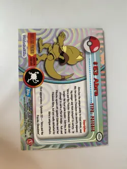 Abra #63 Holo Foil - 1999 Topps Card - Image 2