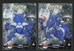 ABRA & KADABRA - Cracked Ice Holo - Crystal Dark Black 2025 - Pokemon Card - Image 1