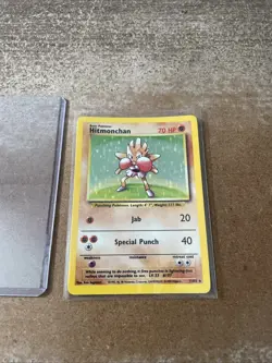 Pokemon Card TCG Base Set 1999 Hitmonchan 7/102 Holo Rare - Image 1