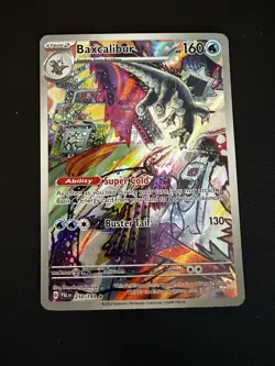 Pokemon TCG Baxcalibur Card 210/193 IR Sv02: Paldea Evolved 2023 - Image 1