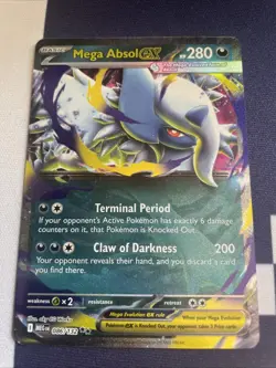 Mega Absol EX 086/132 Mega Evolution Holo Rare Pokemon Card NM - Image 1