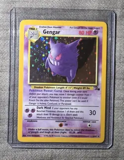 Gengar Holo 5/62 Fossil Set 1999 Pokemon Card WOTC - Vintage Holo Rare - LP - Image 1