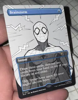 Spider-man Brainstorm (7013) Secret Lair (Non-Foil) Chase Card MTG Super Rare - Image 2