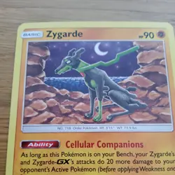 Pokemon Card - Zygarde 124/236 - Non Holo Rare - Unified Minds - NM - Image 3