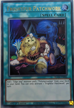 Frightfur Patchwork - BLCR-EN086 - Ultra Rare 1st Edition YuGiOh TCG Card - Image 1
