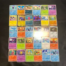 Pokemon Card Lot Of 30 Japanese Common Uncommon Rare - Image 1