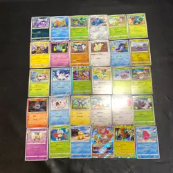 Pokemon Card Lot Of 30 Japanese Common Uncommon Rare - Image 1