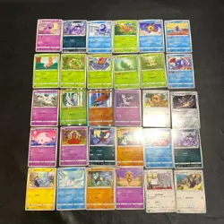 Pokemon Card Lot Of 30 Japanese Common Uncommon Rare - Image 1