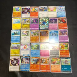 Pokemon Card Lot Of 30 Japanese Common Uncommon Rare - Image 1