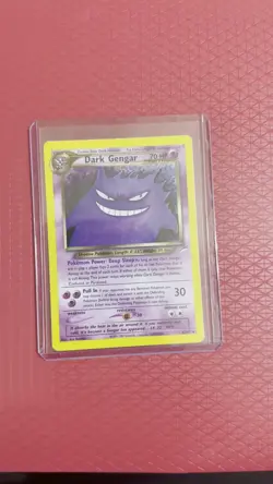 Pokemon Neo Destiny Holo Rare Dark Gengar Card TCG #6/105 LP - Image 2