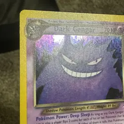 Pokemon Neo Destiny Holo Rare Dark Gengar Card TCG #6/105 LP - Image 5