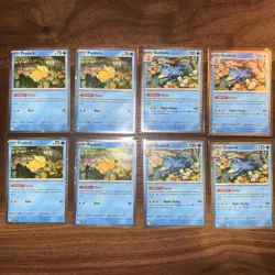 Full Playset Psyduck & Golduck Mega Evolutions Blackstar Promo Pokemon TCG Cards - Image 1