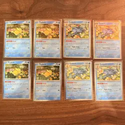 Full Playset Psyduck & Golduck Mega Evolutions Blackstar Promo Pokemon TCG Cards - Image 2
