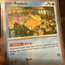 Full Playset Psyduck & Golduck Mega Evolutions Blackstar Promo Pokemon TCG Cards - Image 5