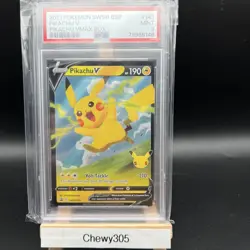 Pikachu V SWSH143 SWSH: Sword & Shield Promo Cards Holo PSA 9 Mint - Image 1