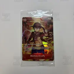 Monkey.D.Luffy ST10-006 SR Sealed Promo One Piece Trading Card Treasure Booster - Image 1