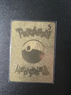 Pokemon Gold Foil Charizard VMAX Whirlpool Hellfire 586HP Fan Art Display Card - Image 2