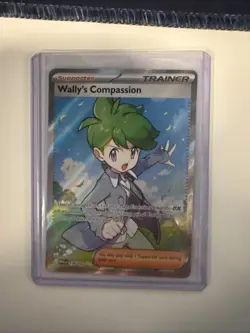 Wally's Compassion Trainer 176/132 Mega Evolution Holo Pokemon Card - Image 1