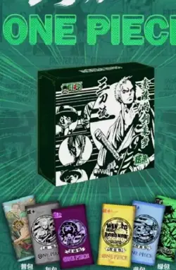One Piece Trading Card Deluxe Premium Box Anime CCG Silver Zoro Booster Box 2024 - Image 2