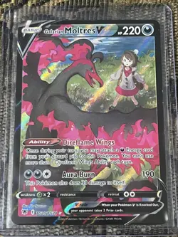 Pokemon TCG Galarian Moltres v Astral Radiance Holo Ultra Rare Card TG20/TG30 - Image 1