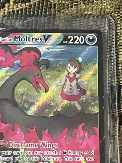 Pokemon TCG Galarian Moltres v Astral Radiance Holo Ultra Rare Card TG20/TG30 - Image 3