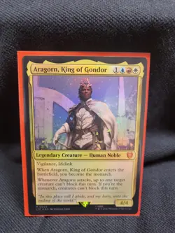 MTG - Aragon King Of Gondor - UNIVERSES BEYOND: TALES MIDDLEEARTH - Foil - NM - Image 1