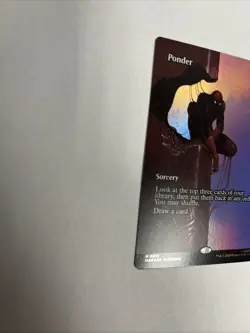 Ponder Borderless Foil Spiderman MTG - Image 5