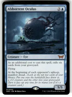 MTG - Abhorrent Oculus - Mythic #42 - Duskmourn: House of Horror NM - Image 1