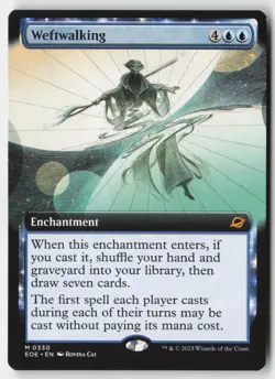 MTG - Weftwalking (Extended Art) M Edge of Eternities 330 LP-NM - Image 1